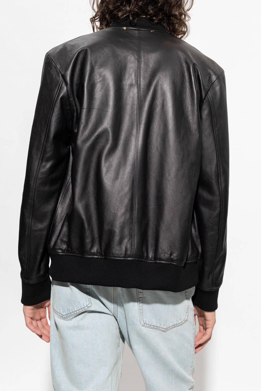 Paul Smith Leather bomber jacket | Men's Clothing | Vitkac